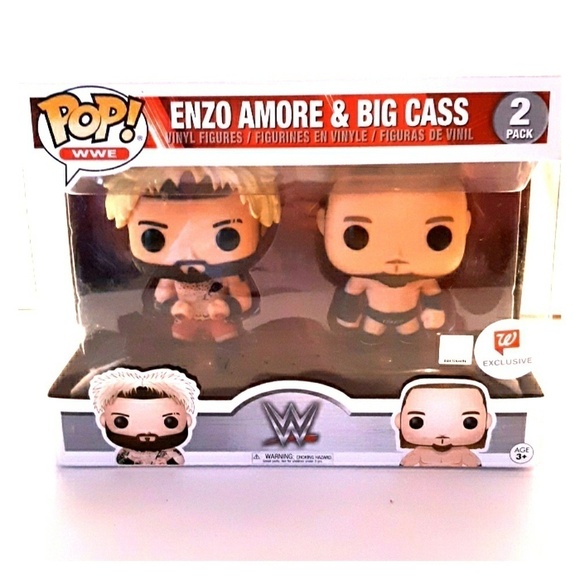 WWE Big Cass and Enzo vinyl figures Funkos - Picture 1 of 4